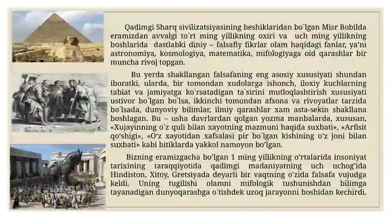 Falsafiy tafakkur taraqqiyoti bosqichlari 3