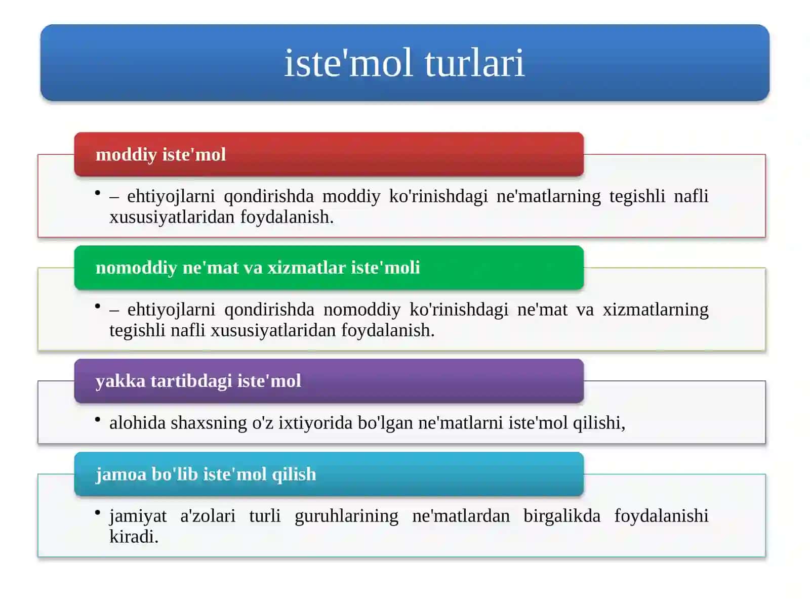Iste'mol va jamg'armalar iqtisodiy mazmuni 3