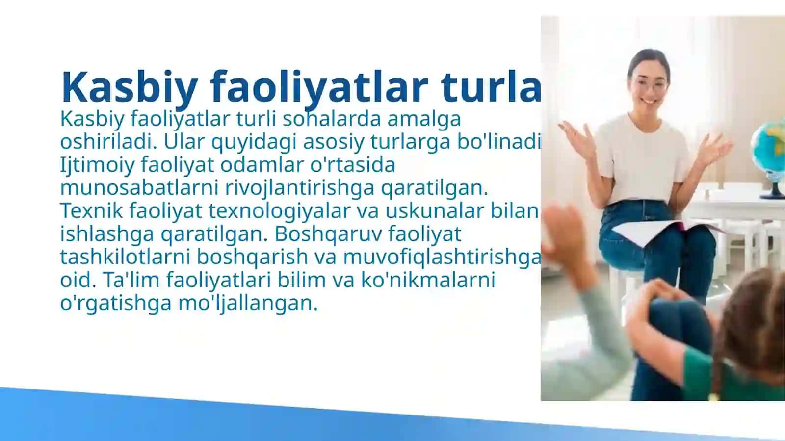 Kasbiy faoliyatlar va kasbiy qobilyatlar 3