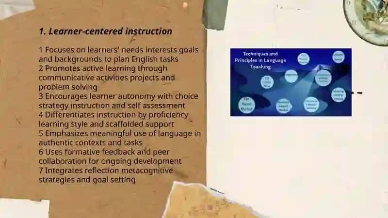 Principes of teaching English 3