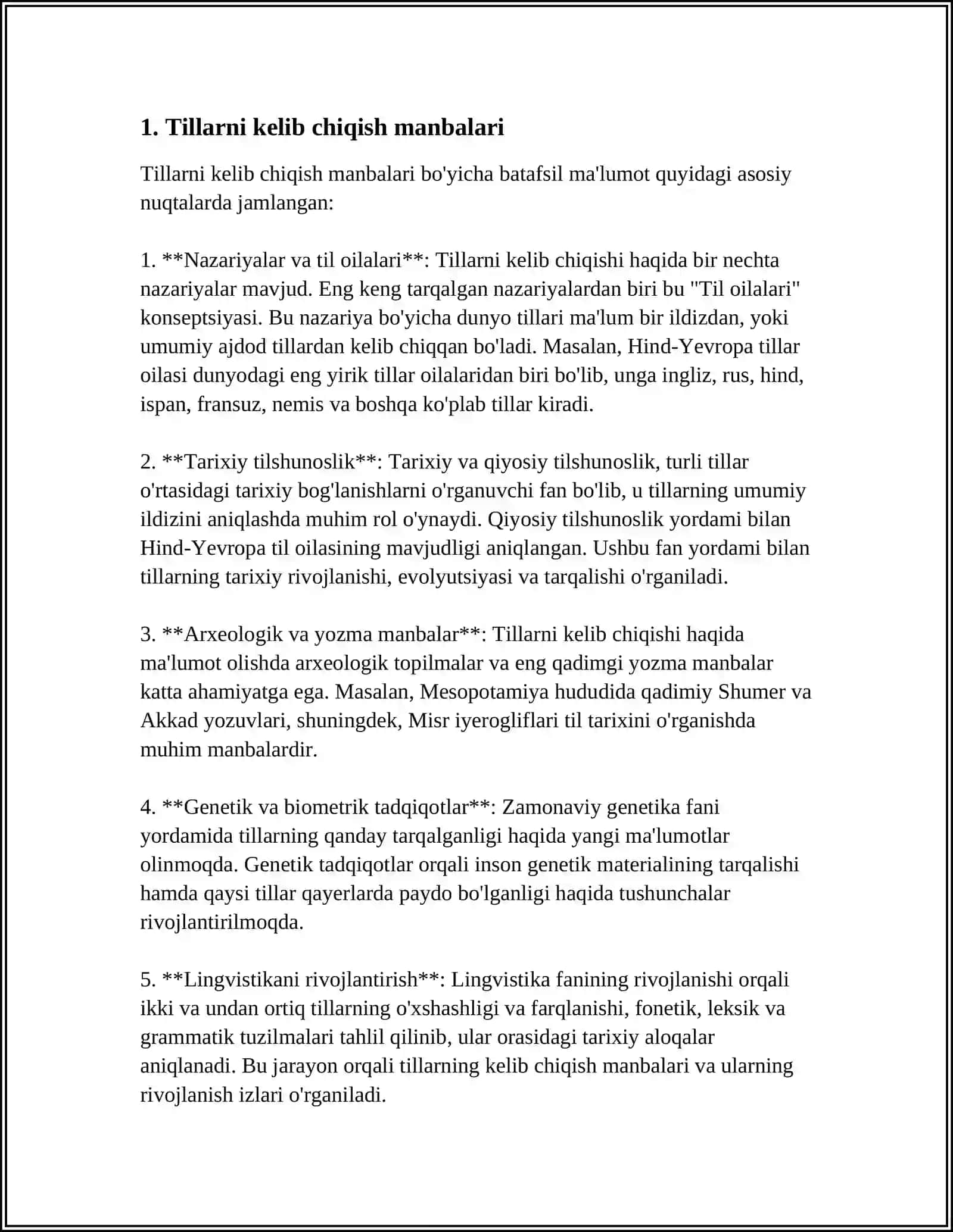 TILLARNING GENEOLOGIK TASNIFI 3