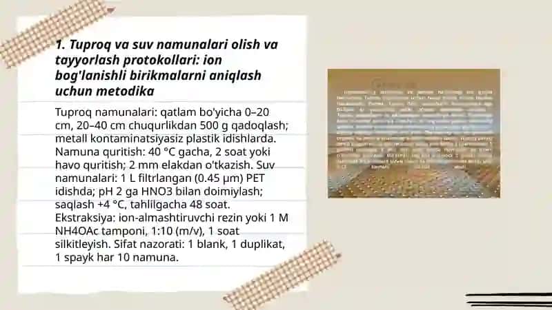 Ion bog'lanishli birikmalarni aniqlash metodi 3