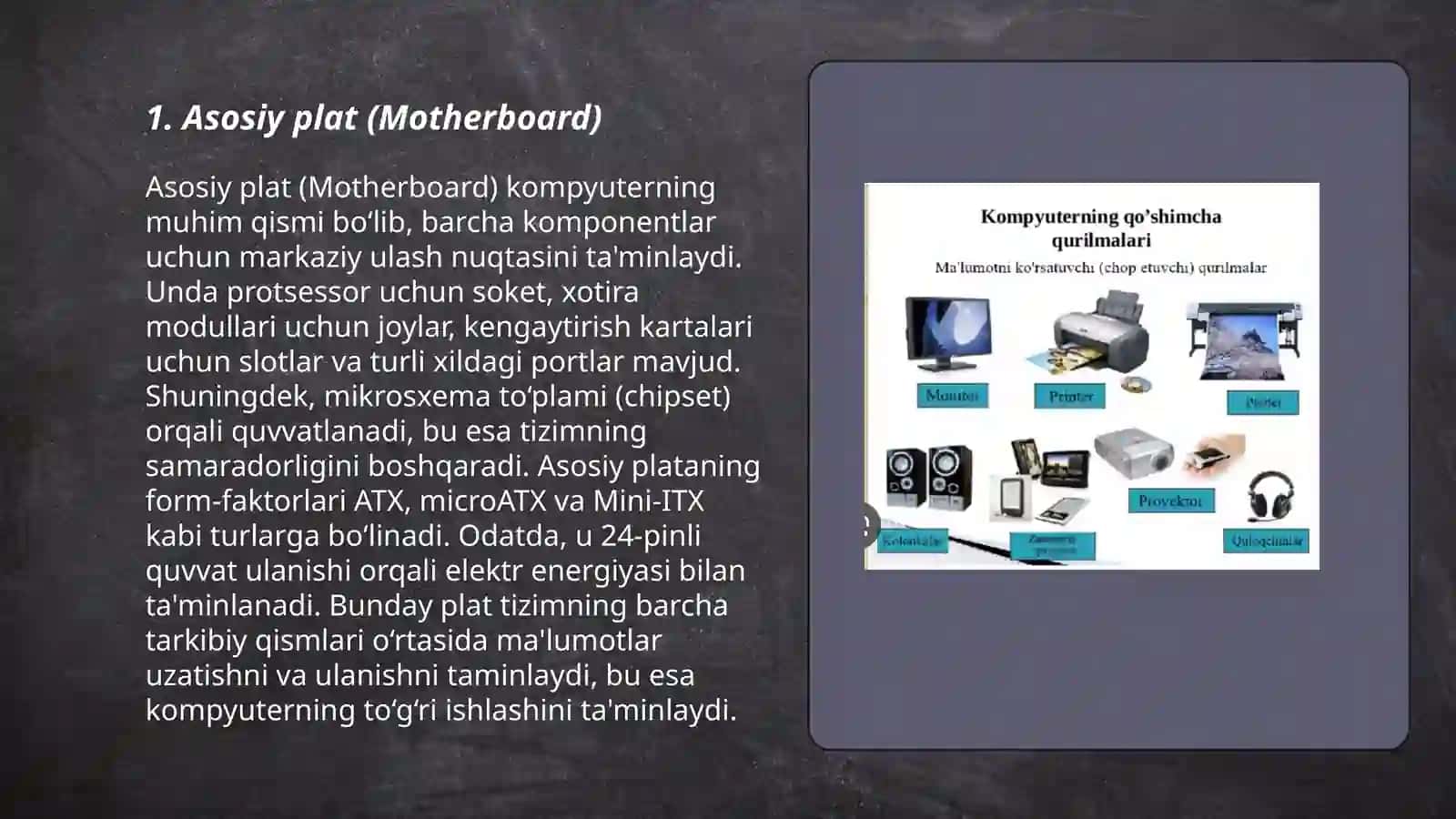 Asosiy plat (Motherboard) 3