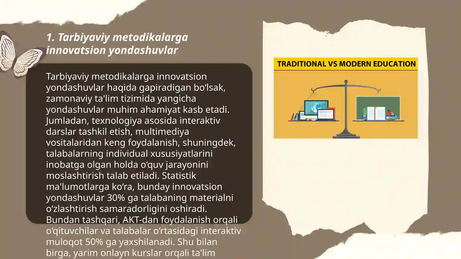 Tarbiya fanini oʼqitishda innovatsion yondashuv 3