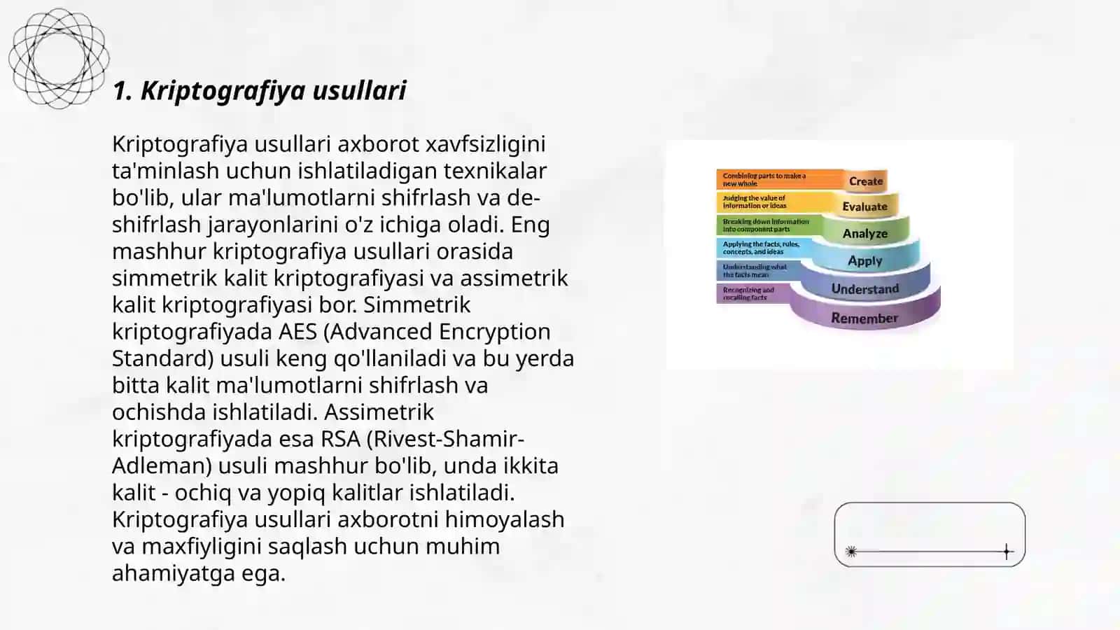 Axborotlarni himoyalash usullari 3