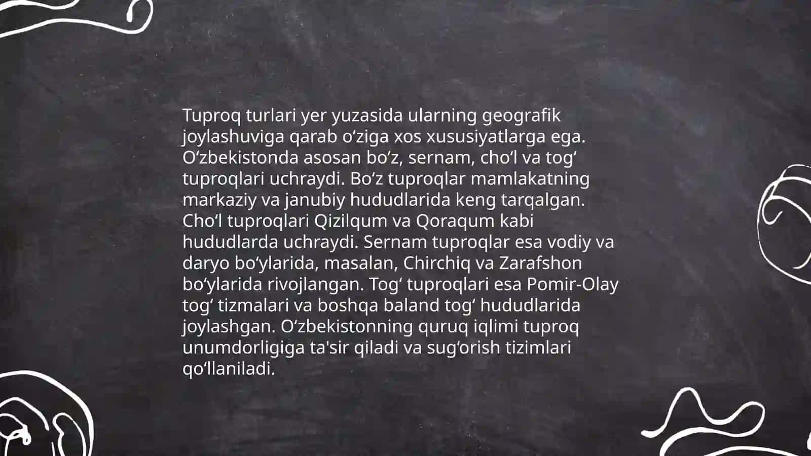 Tuproqning Geografik Rayonlashtirish 3