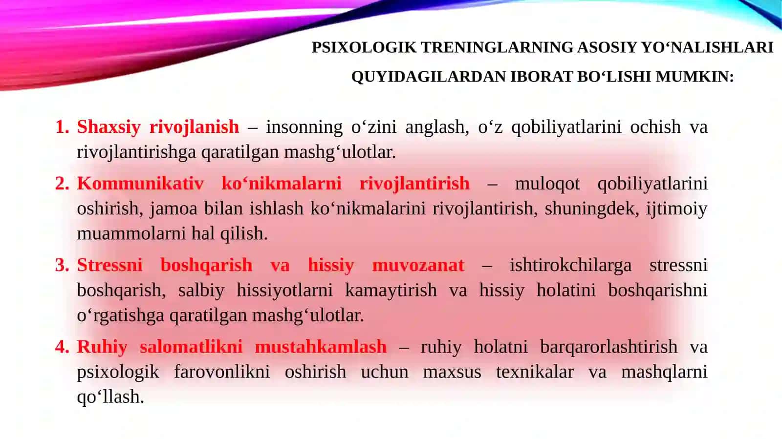 PSIXOLOGIK TRENING HAQIDA TUSHUNCHA 3