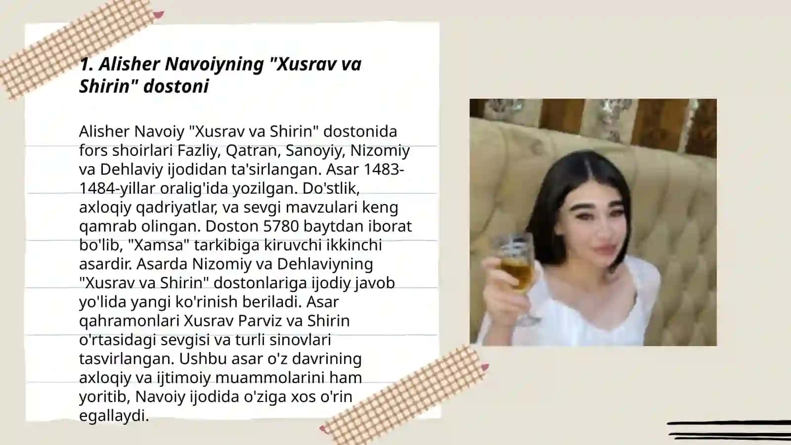 "Xusrav va Shirin"dostoni 3