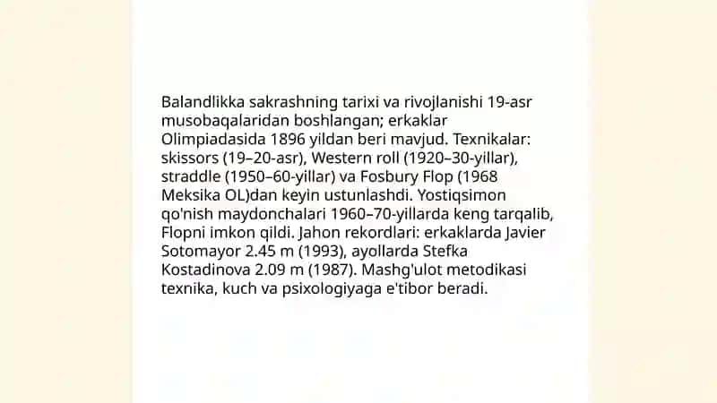 Yengil atletika uni òqitish 3