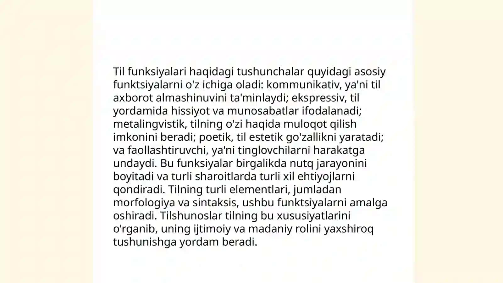 Tilning funksional tasnifi 3