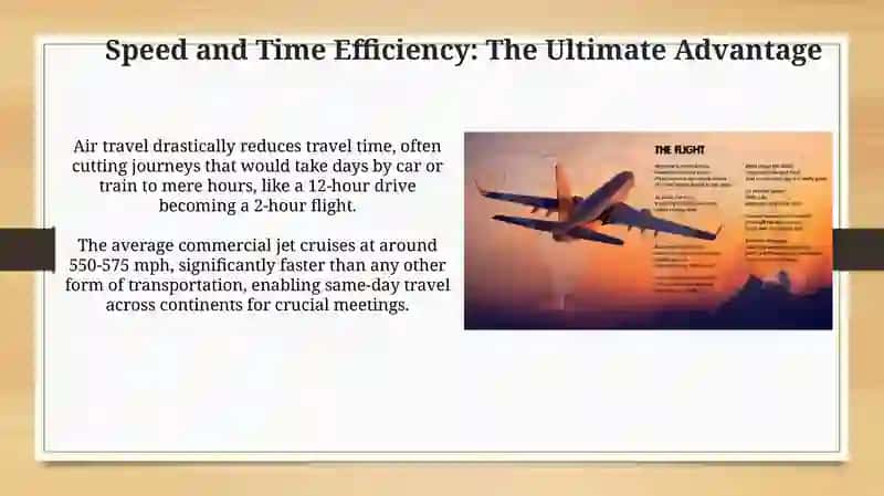 Advantages of Air Travel 3