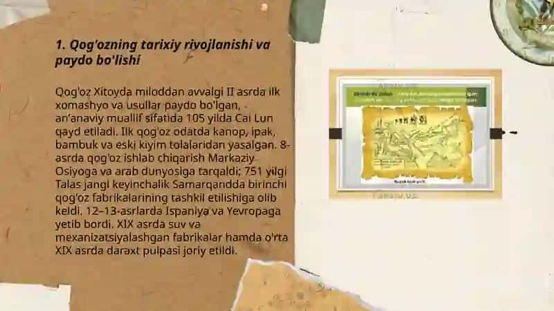 Qog'ozning vujudga kelish 3