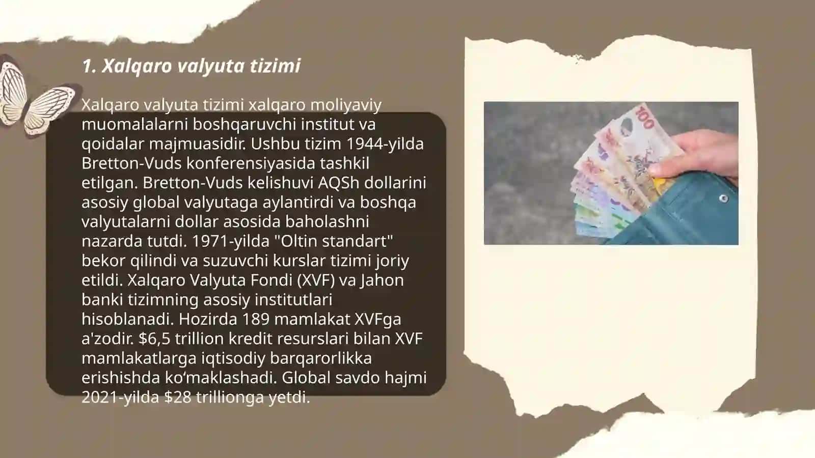 Xalqaro valyuta tizimi 3