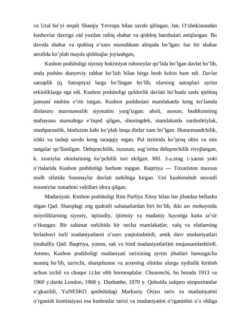 Kushon podsholigi 3