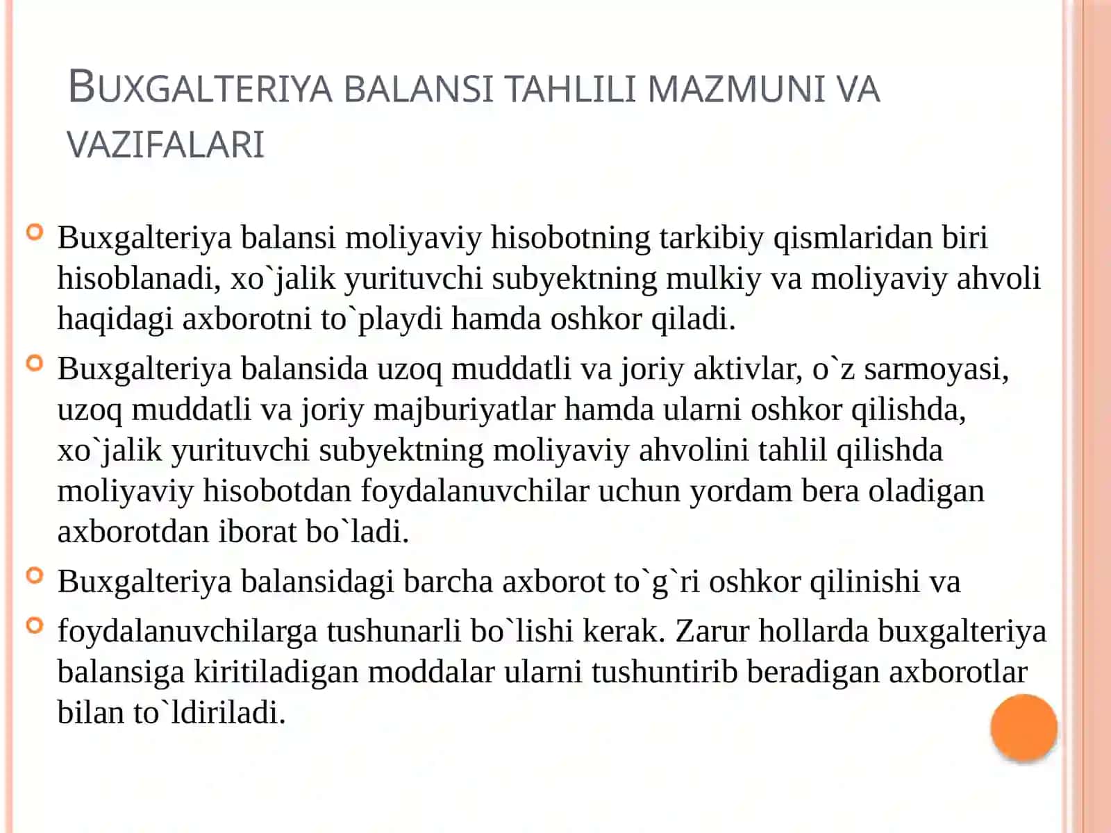 MOLIYAVIY HISOBOT TAHLILI FANI 3