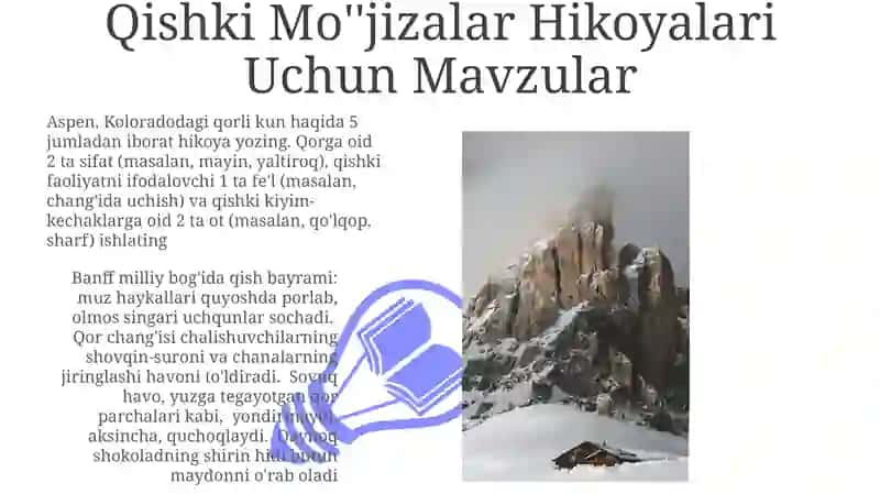 Qishki Mo''jizalar Hikoyalari Uchun Mavzular 3