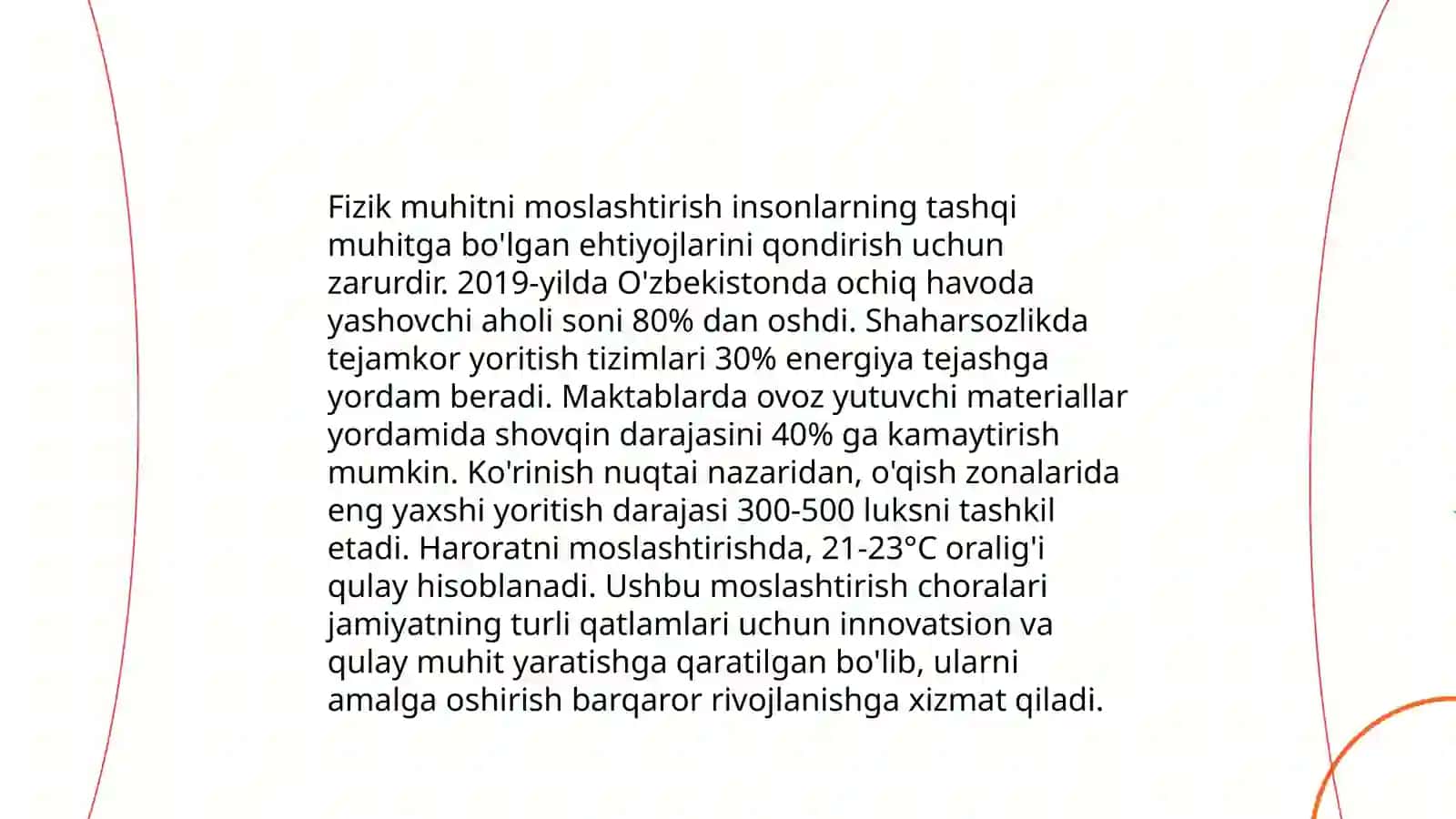 Fizik muhitni moslashtirish 3