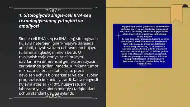 Hozirgi zamon sitologiya fanining yutuqlari 3