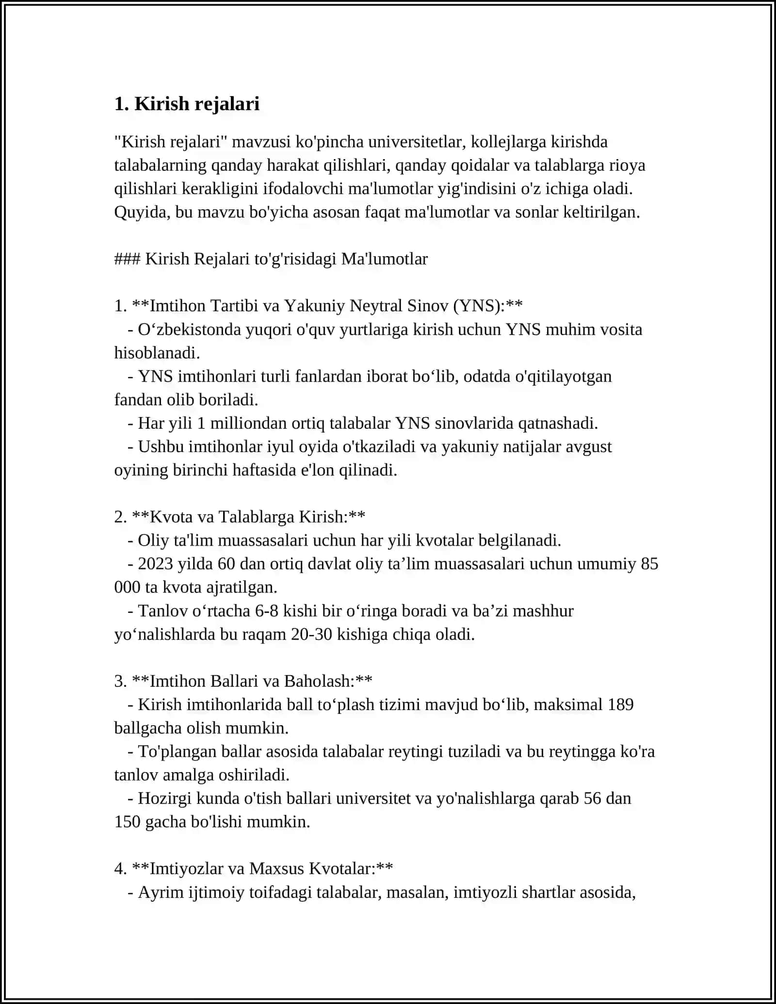 REJA. REJANING TURLARI 3