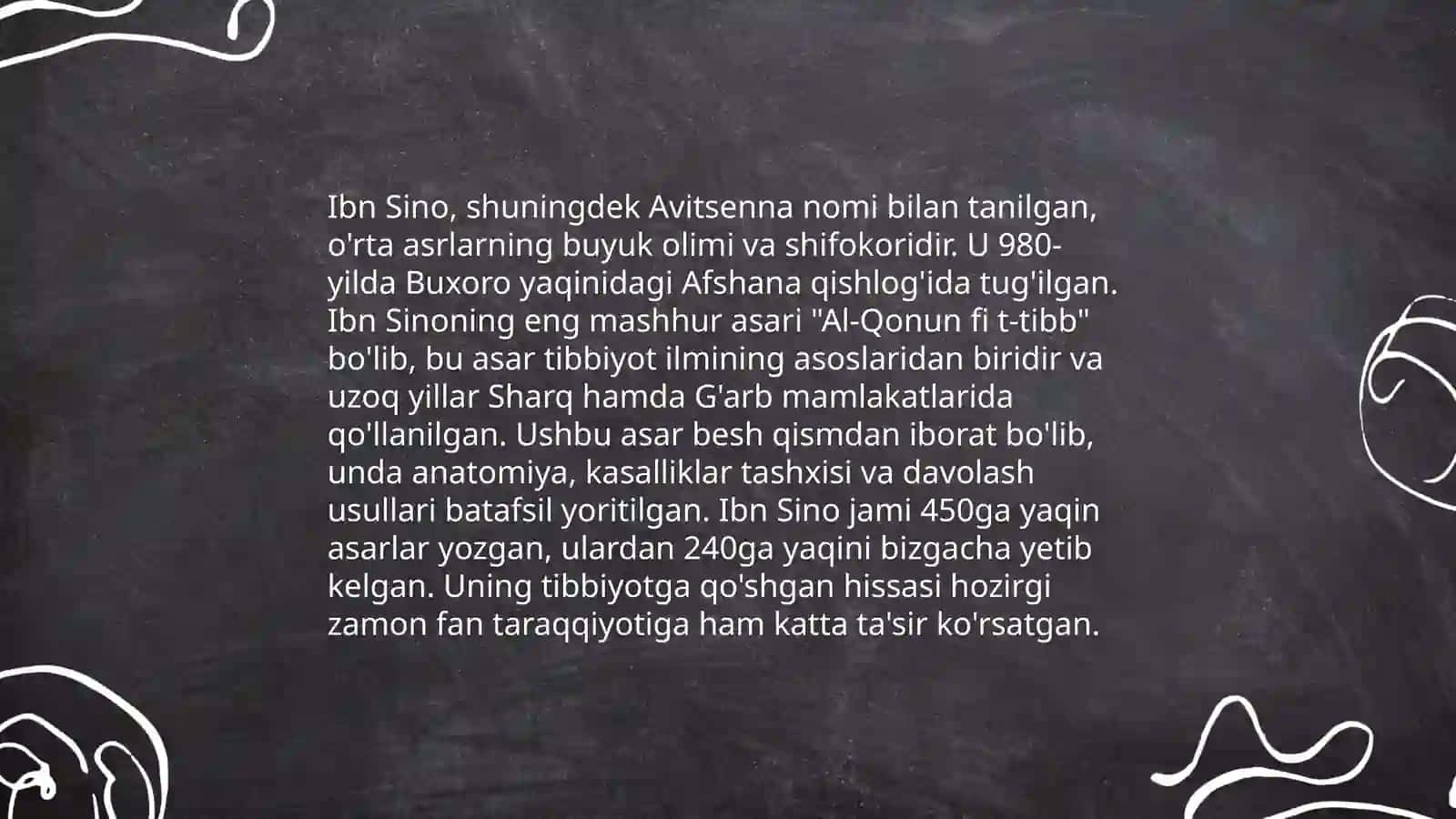 Ibn Sino - Tibbiyot va tabobatga oid asarlar 3