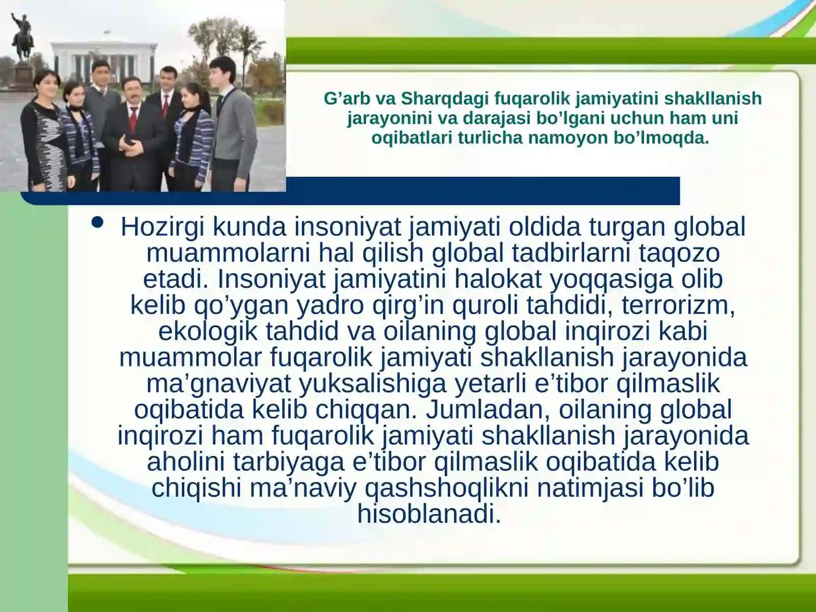 Fuqarolik jamiyati shakllanish jarayoni 3
