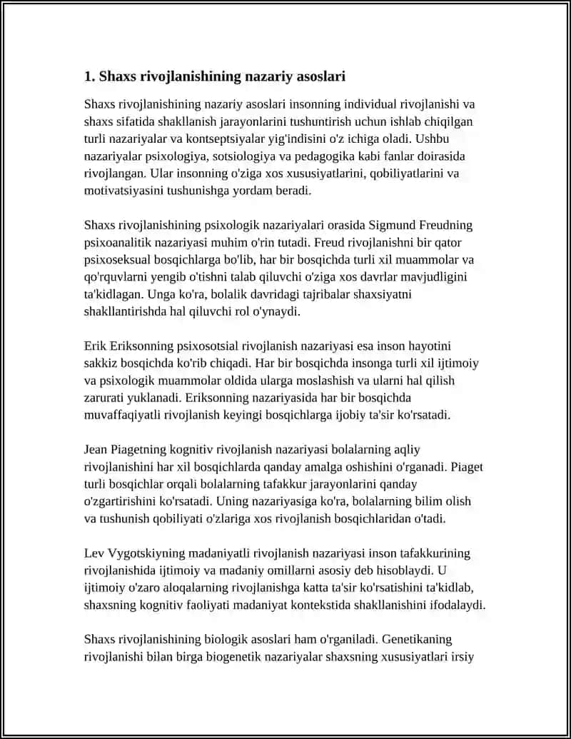 SHAXSNING EVALUTSION JIHATDAN RIVOJLANISHI 3