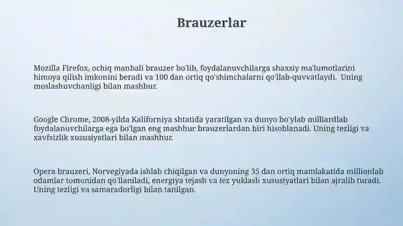 Mozilla Firefox, Google Chrome 3