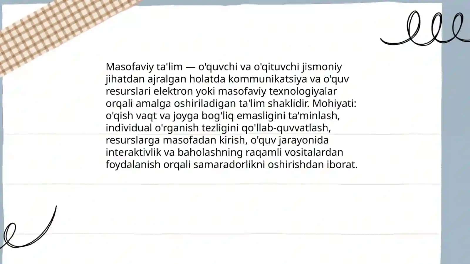 Masofaviy ta'lim va uning xususiyatlari 3