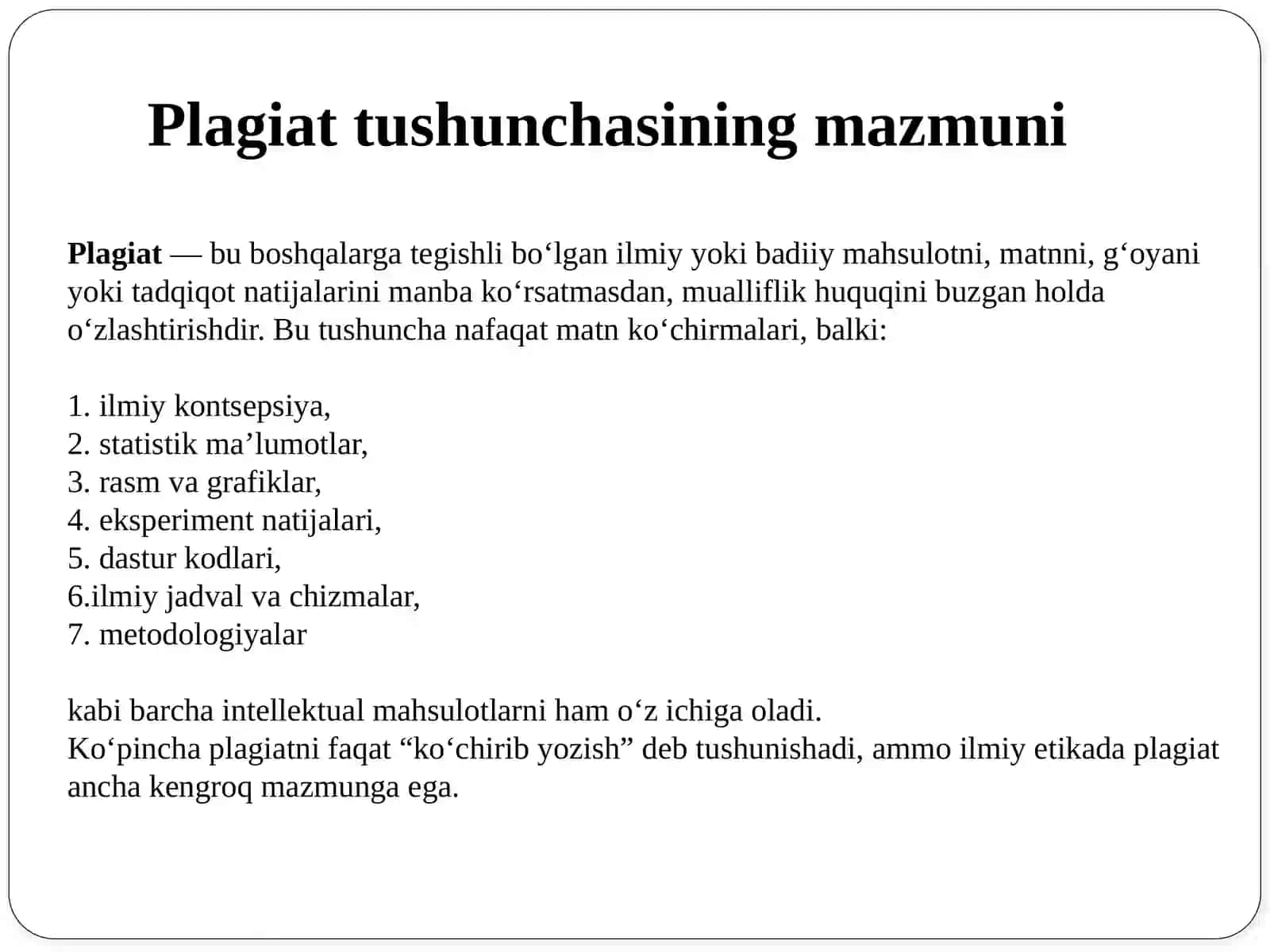 ILMIY ISHDA PLAGIAT TUSHUNCHASI 3