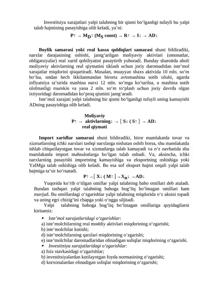 Yalpi talab - yalpi taklif modeli 3