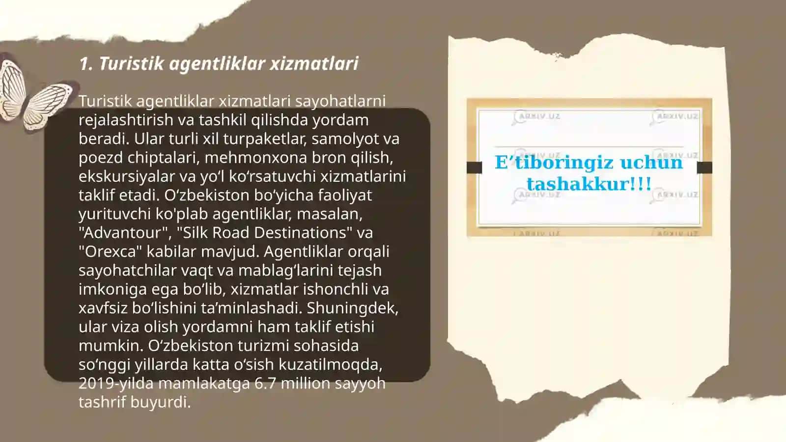Turistik agentliklar xizmatlari 3