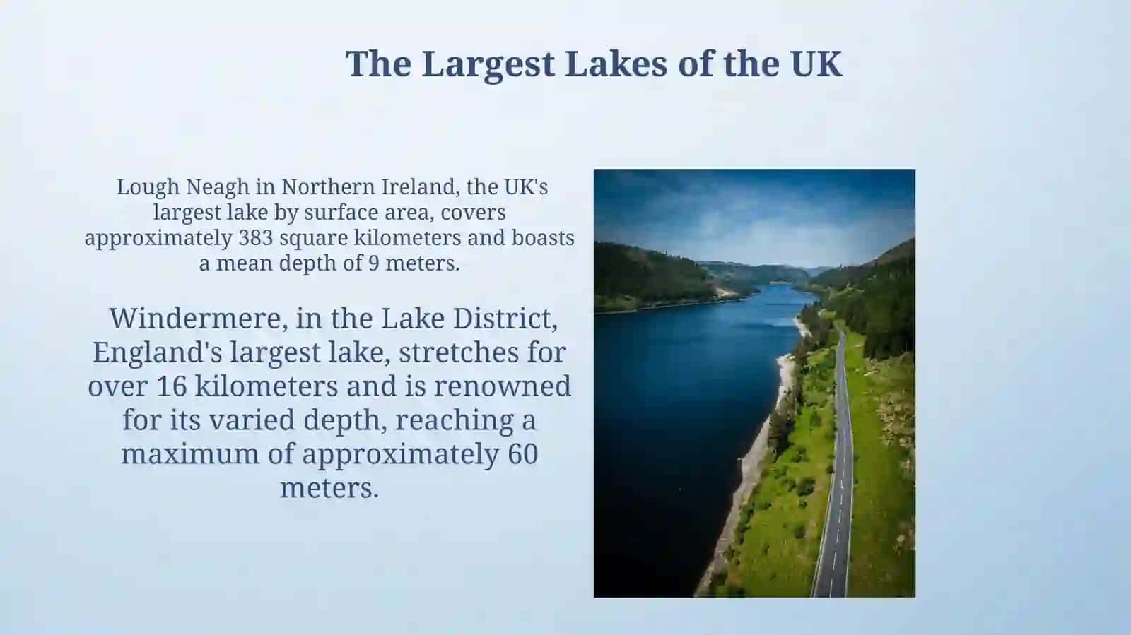 The Largest Lakes of the UK 3
