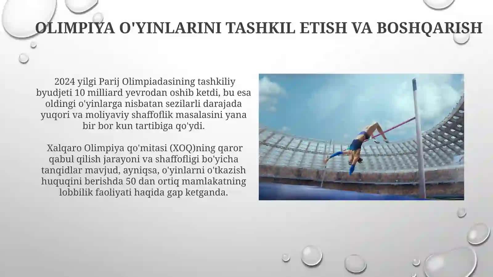 Zamonaviy Olimpiya harakatining dolzarb muammolari 3