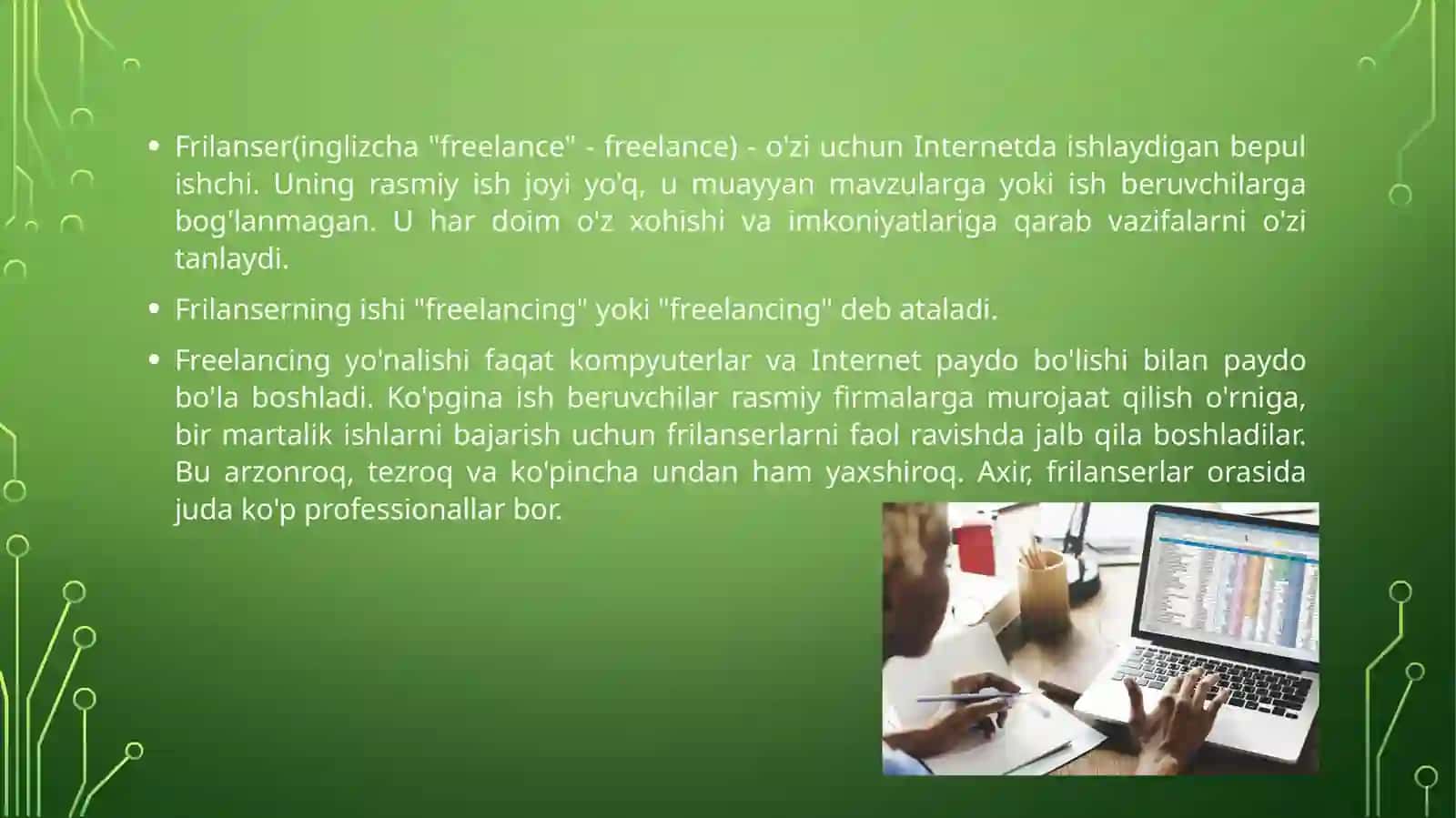 Freelancing tushunchasi 3