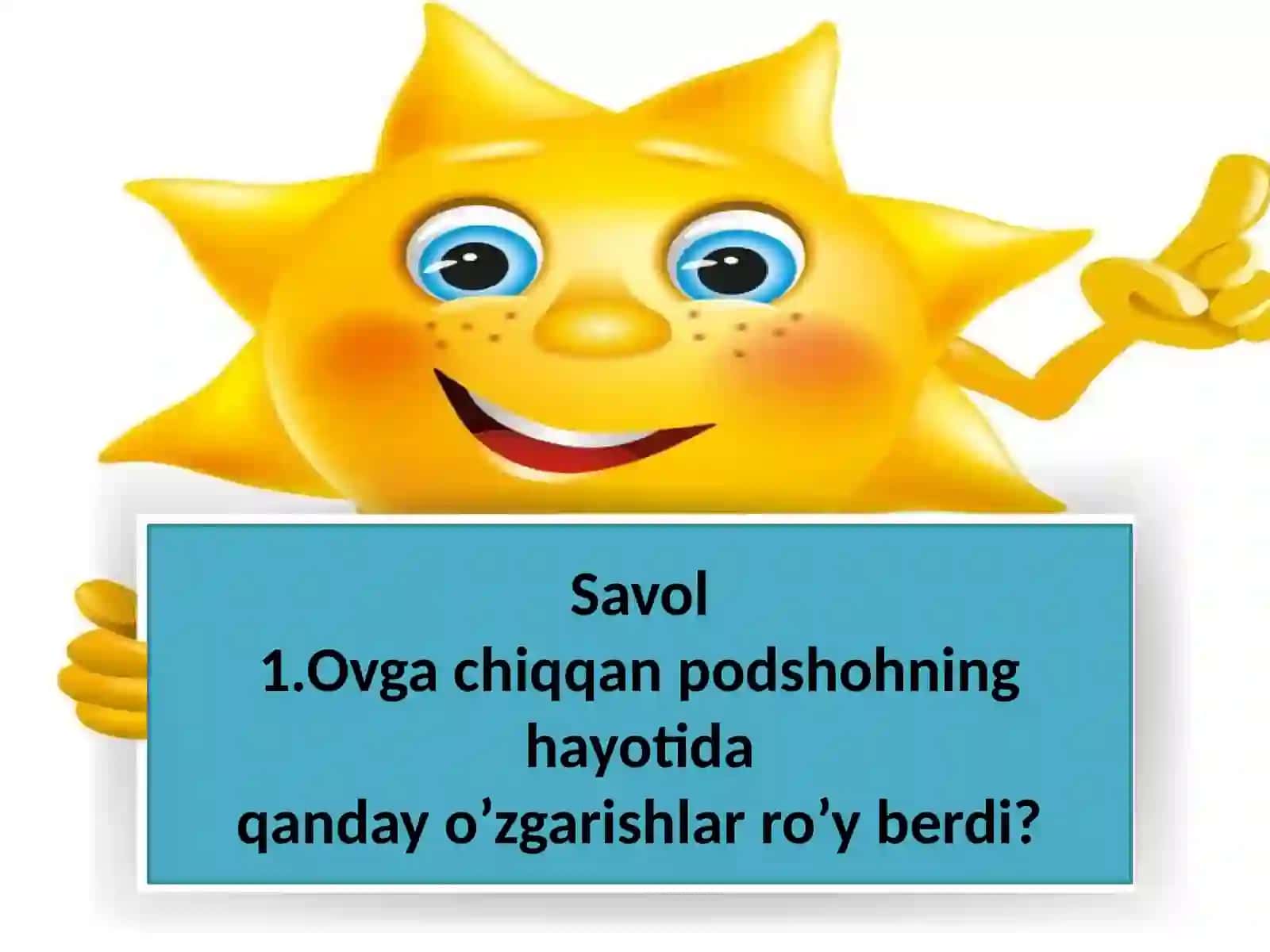 O’qish darsimizga xush kelibsiz! 3