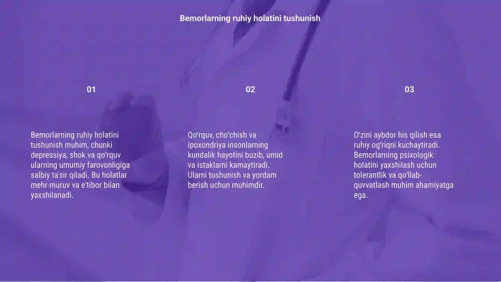 Bemorlarning ruhiy xolati 3