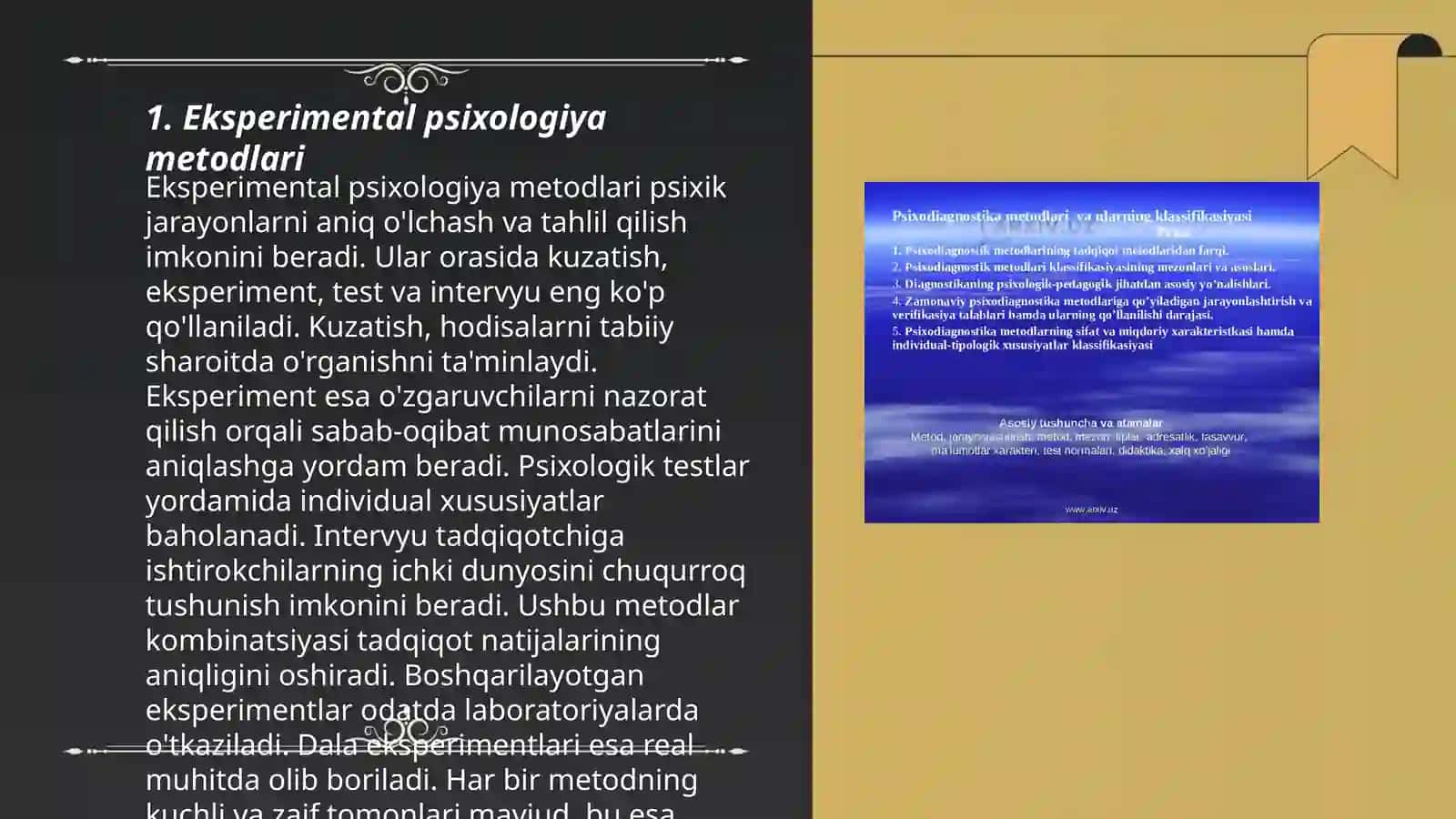Psixologiya metodlari 3
