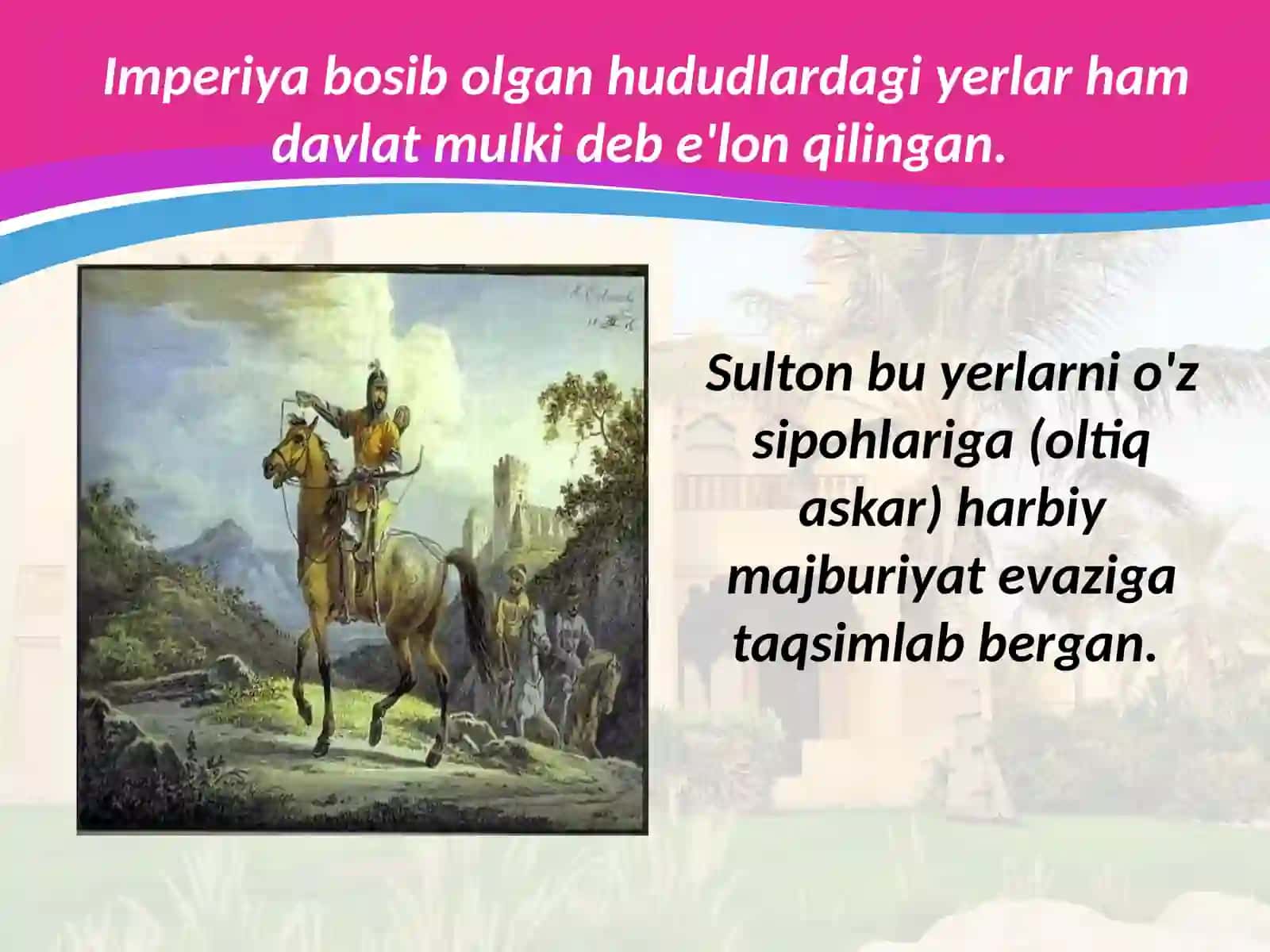 XVI-XVIII asrlarda Usmonli turklar imperiyasi 3