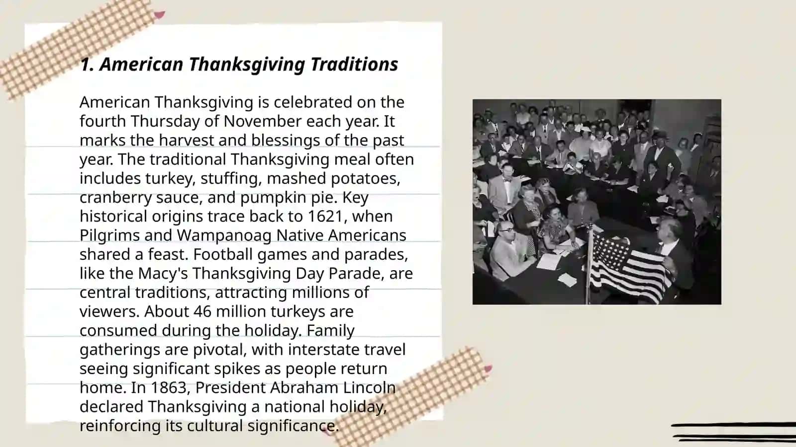 Customs and the traditions of the USA 3