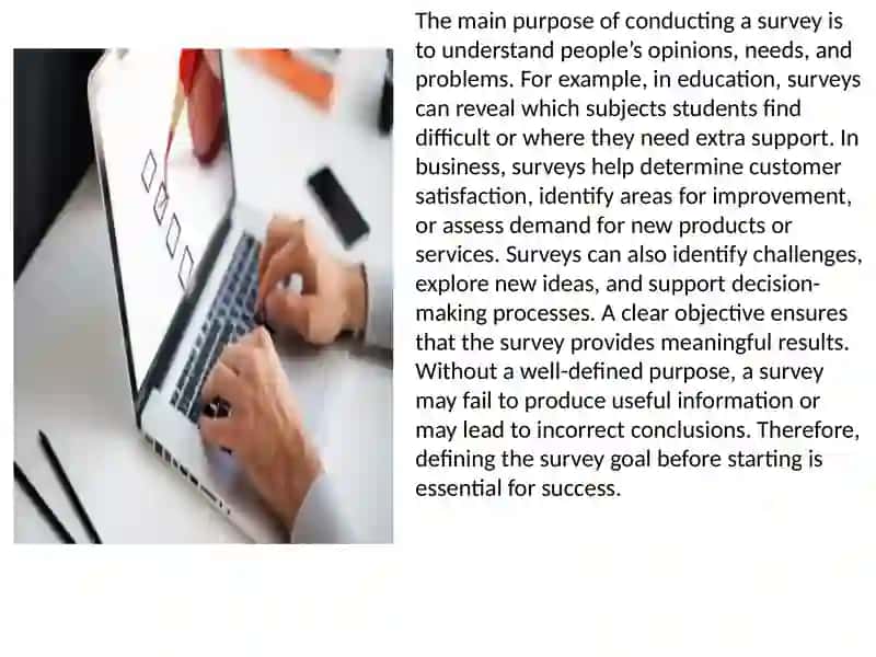 Survey Presentation Plan 3