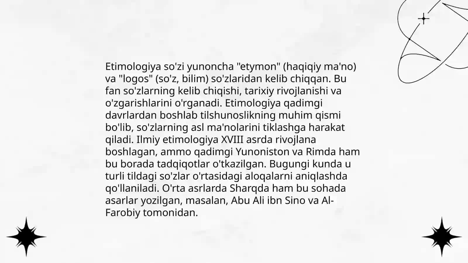 Etimologiya va ilmiy etimologiya 3