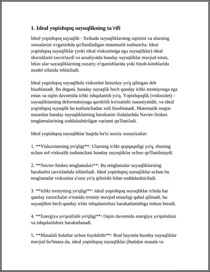 IDEAL YOPISHQOQ SUYUQLIK 3