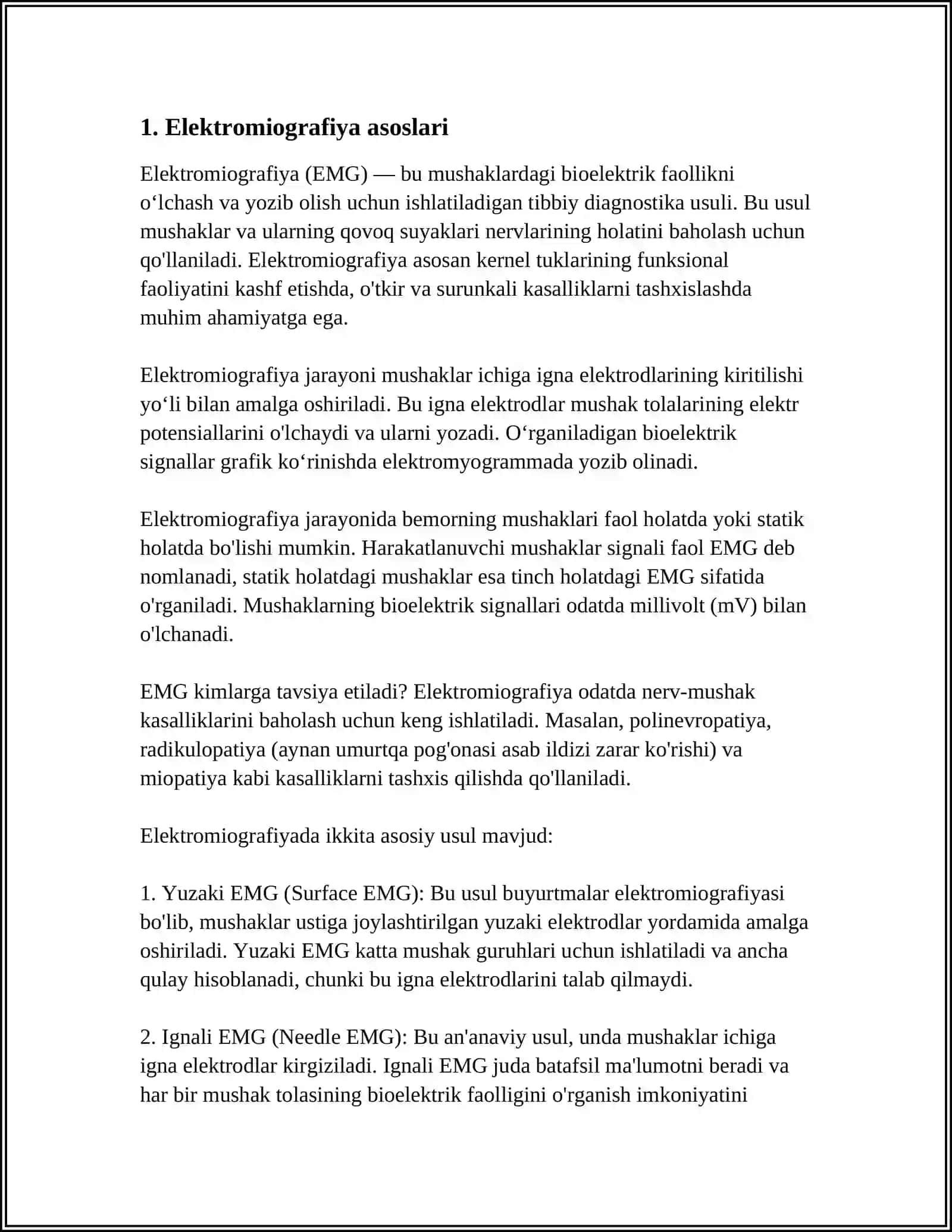 ELEKTROMIOGRAFIYA VA ELEKTROENSEFALOGRAFIYA 3