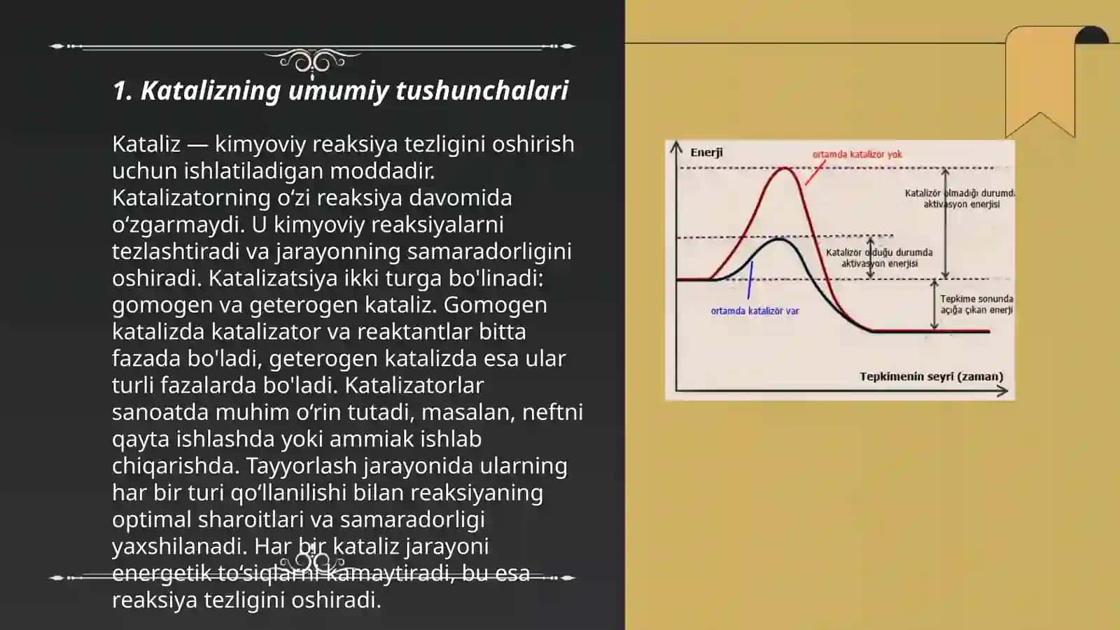 Kataliz nazariyalari.Fermentativ kataliz 3