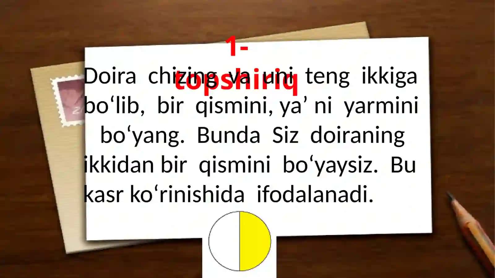 Maxraji 2, 4, 8 bo‘lgan kasrlar 3