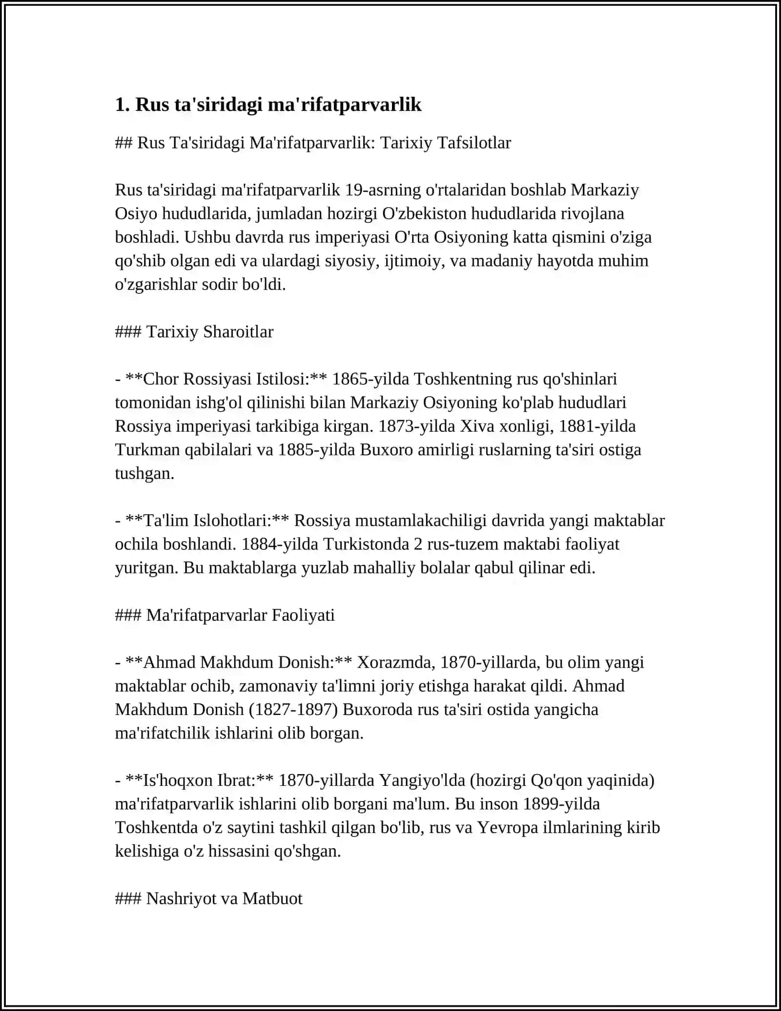 Rus ta'siridagi ma'rifatparvarlik 3