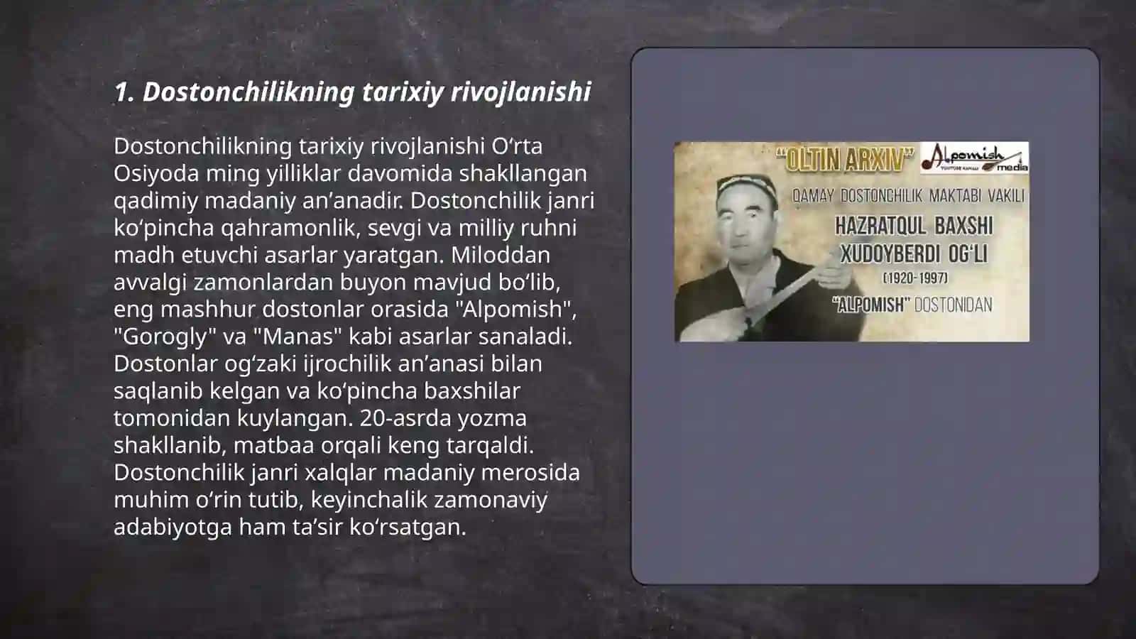 Dostonchilik maktablari va ularning anʼanalari 3
