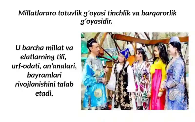 O‘zbekistonda millatlararo munosabatlar va bag‘rikenglik 3