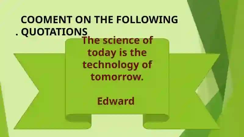The theme: Scince and texnology 3