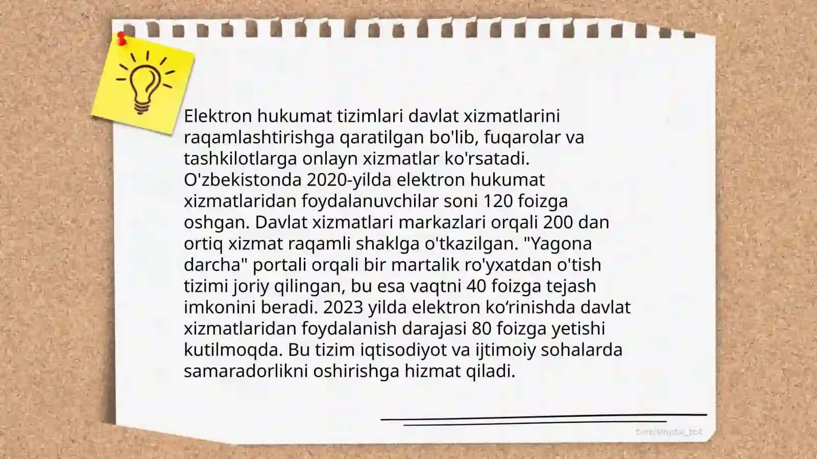 Elektron hukumat tizimlari 3
